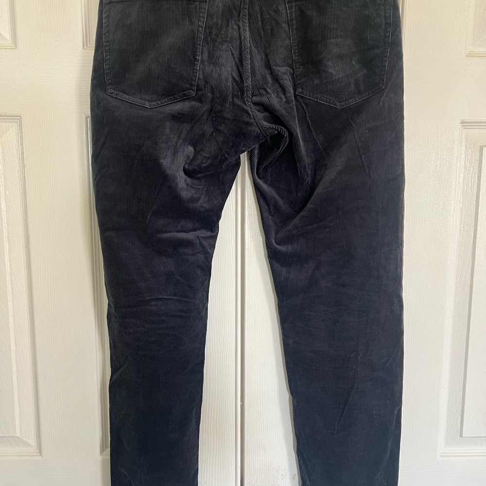 Bonobos Dark Gray Corduroy Pants